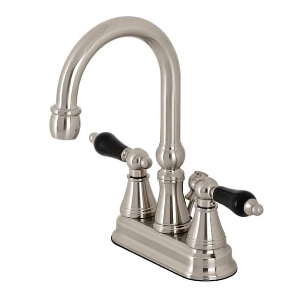 Kingston Brass Duchess 4 in. Centerset 2-Handle Bathroom Faucet in Brushed Nickel