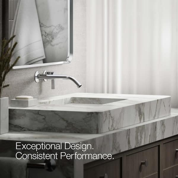 KOHLER Components Wall-Mount Bathroom Sink Faucet Handle in Polished Chrome