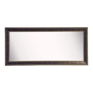 Oversized Rectangle Cracked Bronze Classic Mirror (78 in. H x 39 in. W)