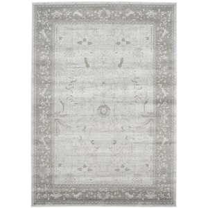 La Jolla Floral Light Gray 7' 0 x 10' 0 Area Rug