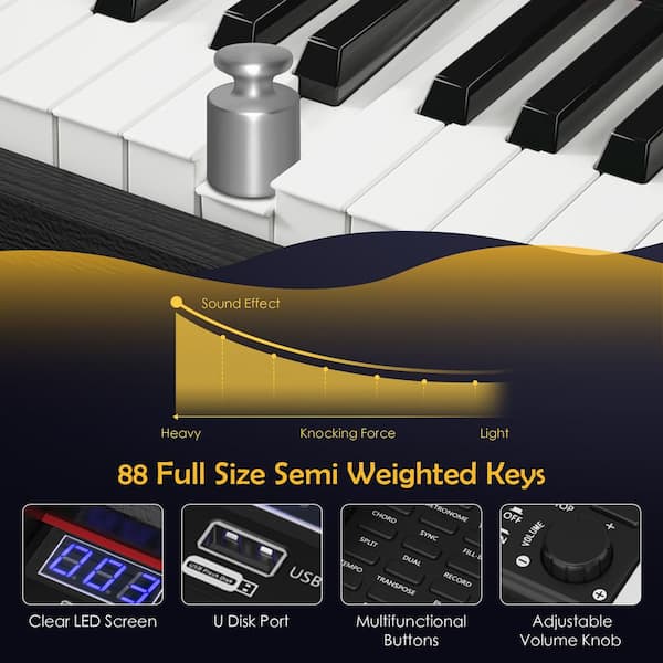 Best Choice Products 88-key Full Size Digital Piano For All Player