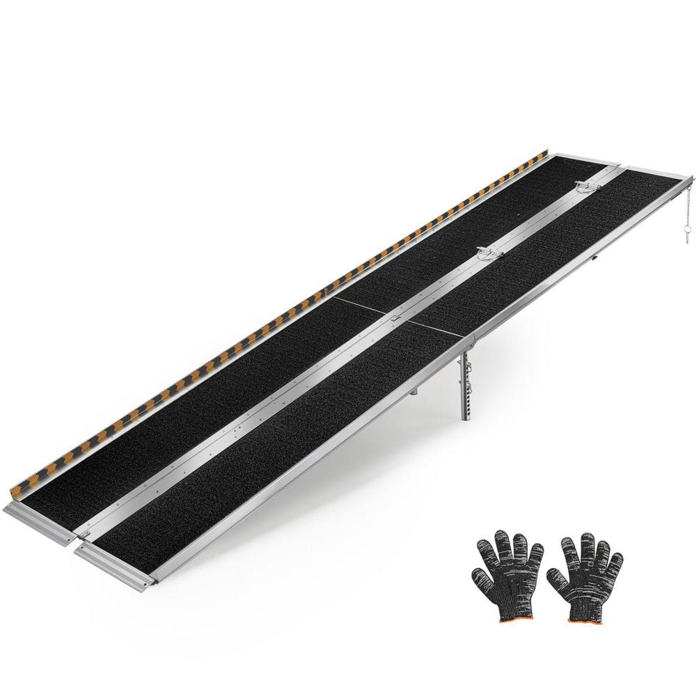 10FT. Portable Aluminum Wheelchair Ramp, Folding Non-Slip Handicap Ramp, 800 lbs. Capacity for Steps, Thresholds & Curbs price history on PriceWatchPro