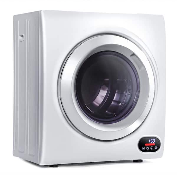 2.65 cu. ft. Vented Front Load Stackable Electric Compact Dryer in White with Multiple Drying Modes, Exhaust Hose