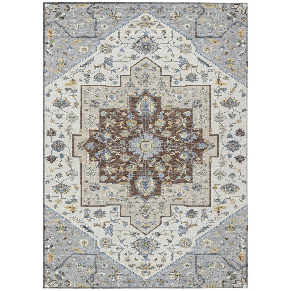 Chantille Machine Washable Indoor/Outdoor Abstract ACN2533 Gray 10 ft. x 14 ft. Area Rug price history on PriceWatchPro