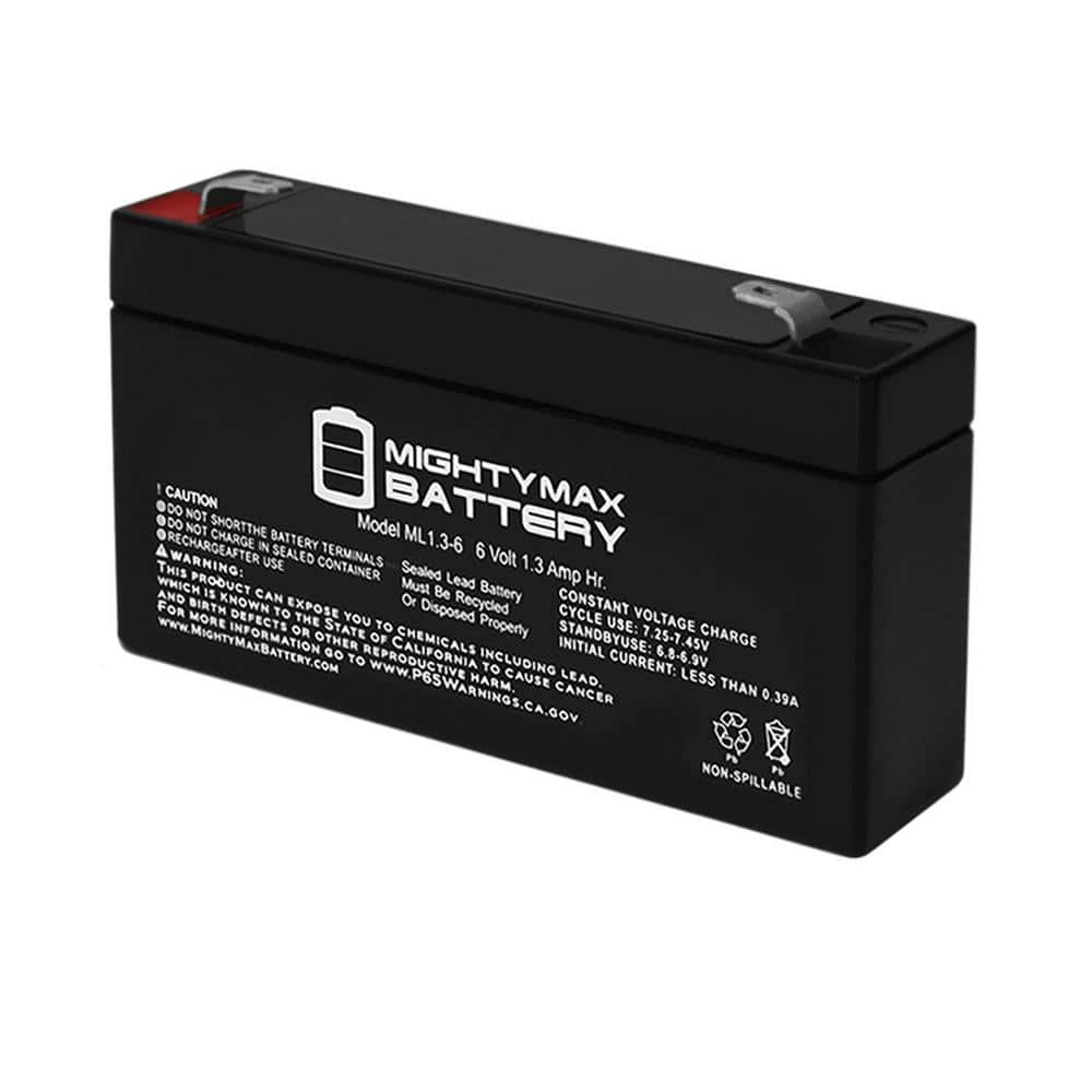 ML1.3-6 6V 1.3Ah Replacement for Parks Med 613 Battery + 6V Charger price history on PriceWatchPro