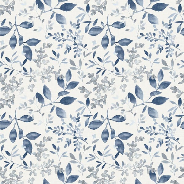 Dark Blue - Wallpaper - Home Decor - The Home Depot