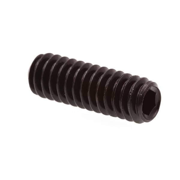 Prime-Line 1/4 in. - 20 x 3/4 in. Black Oxide Coated Steel Socket Set Screws (25-Pack)