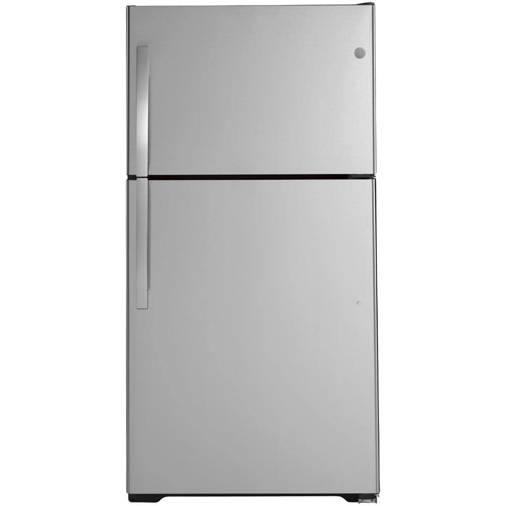 21.9 cu. ft. Top Freezer Refrigerator in Stainless Steel, ENERGY STAR, Silver
