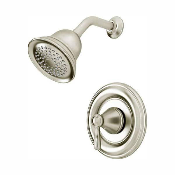American Standard Marquette Single-Handle 1-Spray Shower Faucet in Satin Nickel (Valve Included)