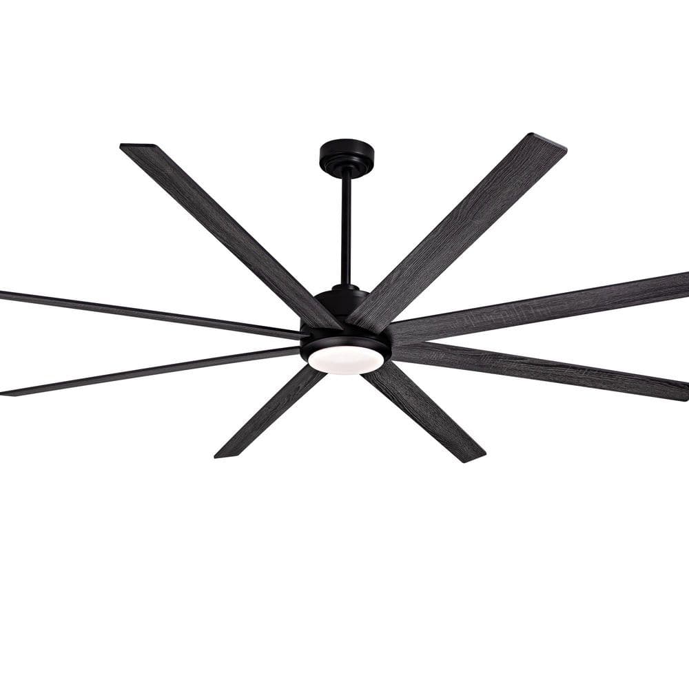 84 in. Indoor Black Industrial Large Ceiling Fans with Lights and Remote Dimmable price history on PriceWatchPro