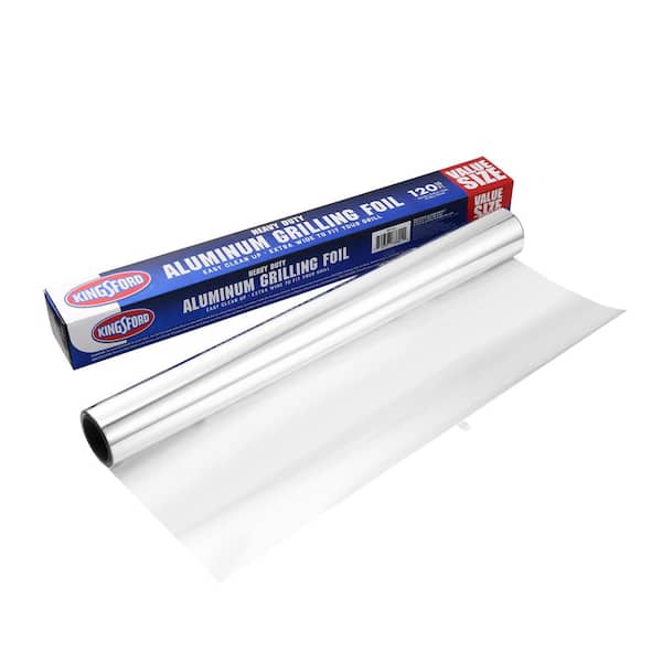 120 sq. ft. Standard Heavy-Duty Aluminum Grilling Foil (2-Pack)