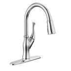 Delta Faucet Ophelia Küchenarmatur Mattschwarz – Mit Magnetischem Docking-Sprühkopf, Herausziehbar, Für Einloch- Und 3-Loch-Spülen
