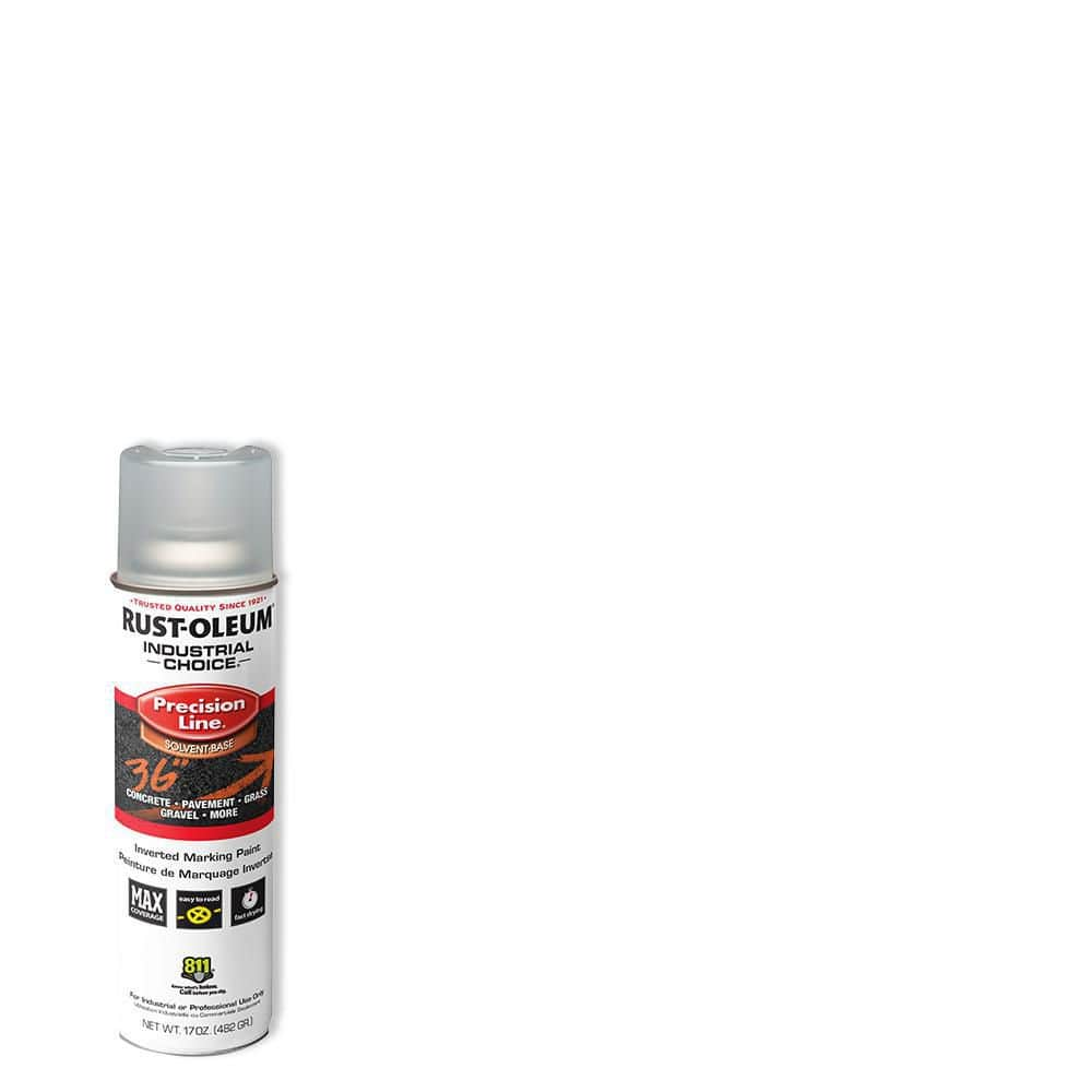 Rust-Oleum Industrial Choice 17 oz. M1600 Clear Inverted Marking Spray ...