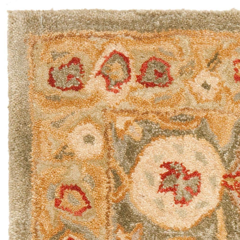 Anatolia 2' x 3' Brown and Ivory Hand Tufted Wool Area Rug