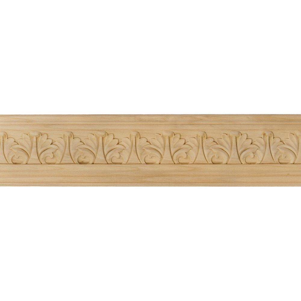 MLD 171004 2-3/8 in. x 2-1/8 in. x 94-1/2 in. Wood Maple Acanthus Leaf Carved Crown Moulding price history on PriceWatchPro