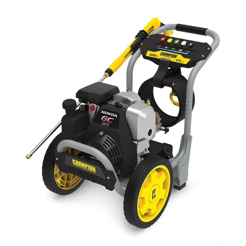 Champion Power Equipment 3200 psi 2.5 GPM Cold Water Gas Pressure Washer with Honda Engine -  100830