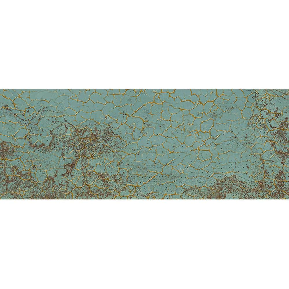 Nimbus 4 in. x 5 in. Textured Viridian Green Gold Vein Ceramic Large Format Rectangle Wall Sample Tile price history on PriceWatchPro