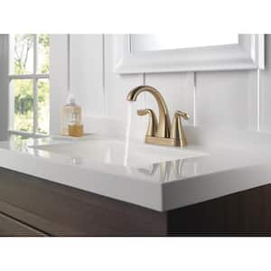 Arvo 4 in. Centerset 2-Handle Bathroom Faucet in Champagne Bronze