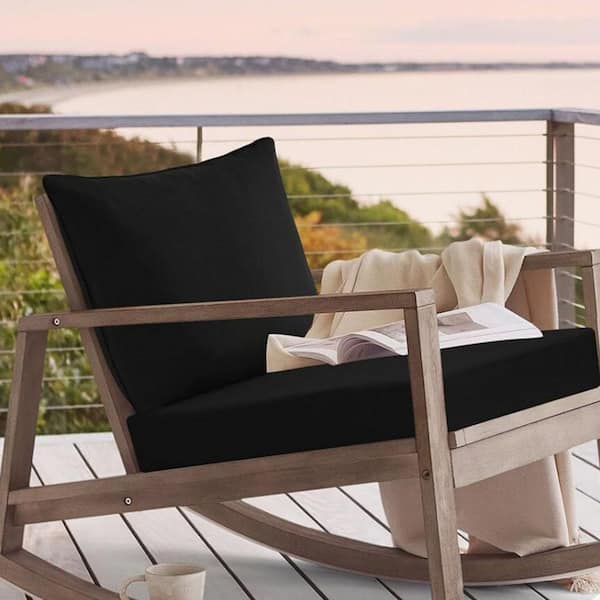 24 in. x 44 in. Outdoor Lounge Chair Cushions for Patio Furniture
