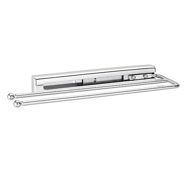 Rev-A-Shelf 12.88 in. Wall Mounted Pull Out Dish Towel Bar Under Kitchen Cabinet