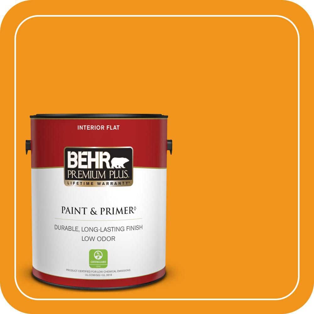 1 gal. #290B-7 Yam Flat Low Odor Interior Paint & Primer price history on PriceWatchPro