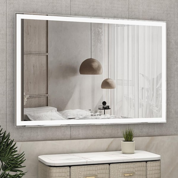 Long deals bathroom mirror