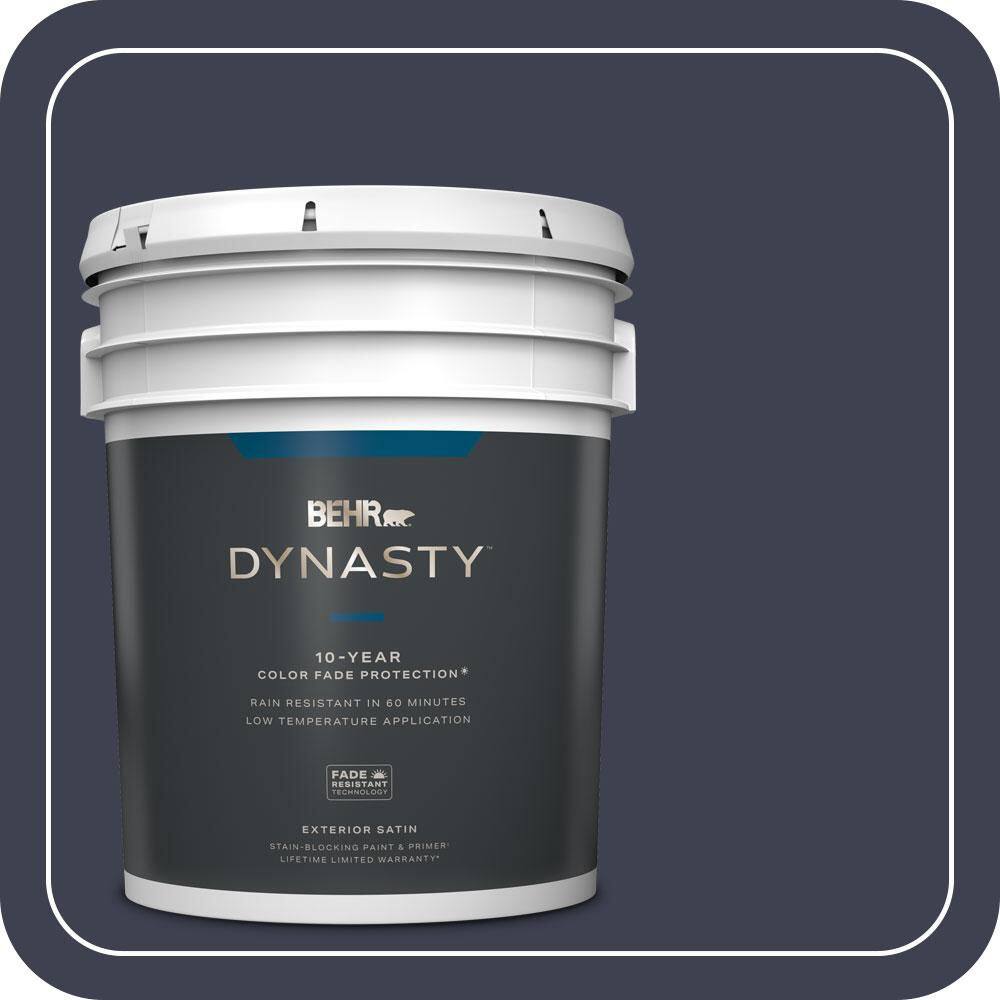 5 gal. Home Decorators Collection #HDC-WR16-03 Blueberry Tart Satin Enamel Exterior Stain-Blocking Paint & Primer price history on PriceWatchPro