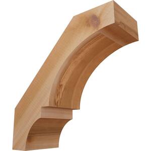 5 1/2''W x 14''D x 14''H Balboa Smooth Knee Brace, Western Red Cedar
