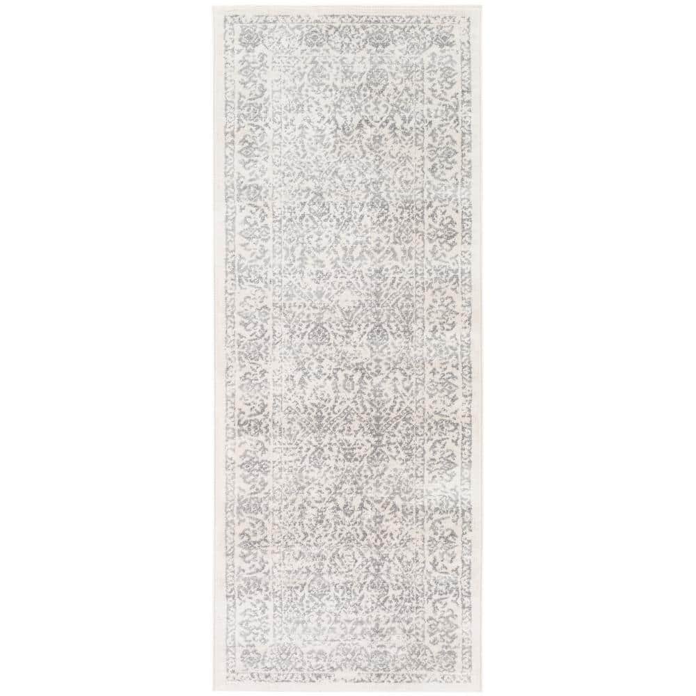 Saul White 2 ft. 7 in. x 7 ft. 3 in. Runner Area Rug price history on PriceWatchPro