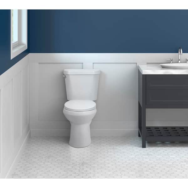Glacier Bay 12 in. Rough In 2-Piece 1.28 GPF Single Flush Round