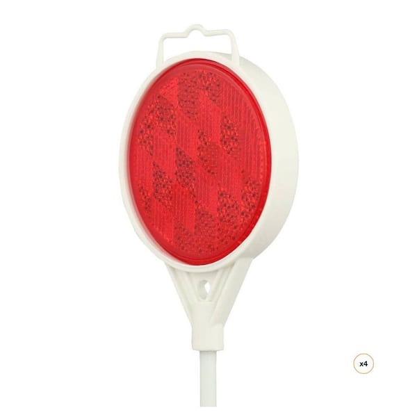 48 in. Driveway Marker Red (4-Count)