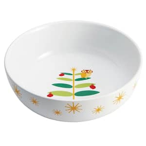 Holiday Hoot 10 in. Serving Bowl