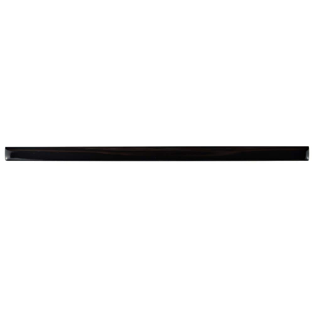 Nero 3/8 in. x 7-7/8 in. Glossy Ceramic Wall Tile Trim price history on PriceWatchPro