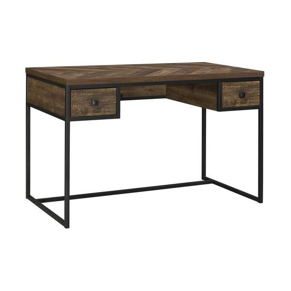 Coaster Home Furnishings Millbrook 47.25 in. Rectangular Rustic Oak ...