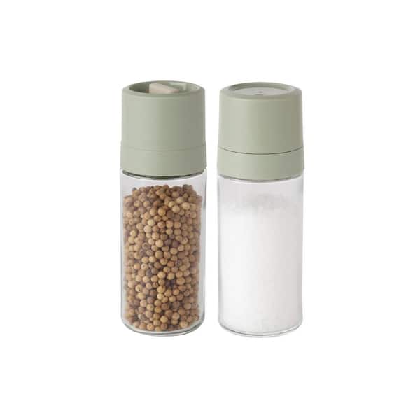 BergHOFF Balance Glass 2-Piece Covered Grinder and Shaker Set