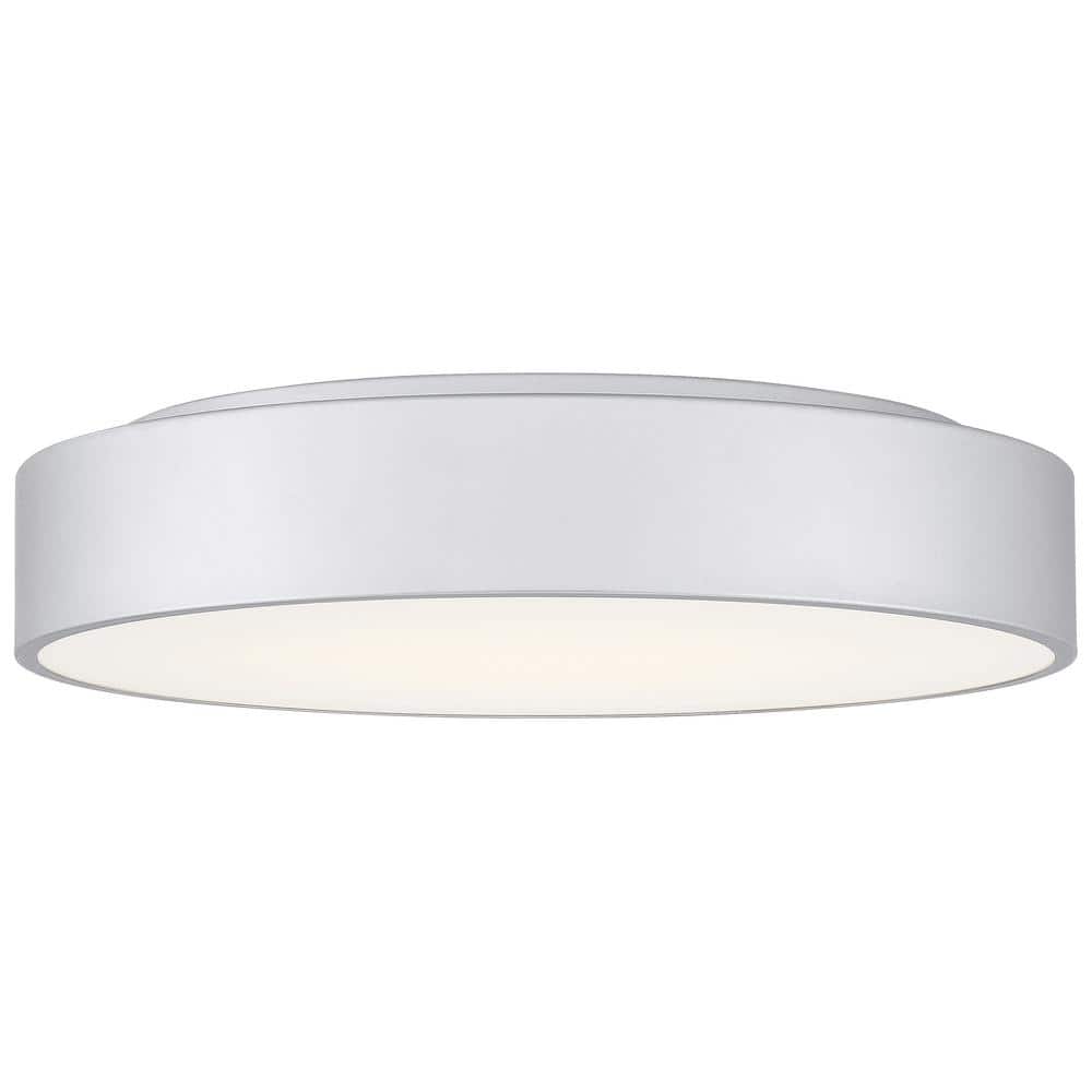 Como 17.75'' Satin LED Flush Mount Ceiling Light