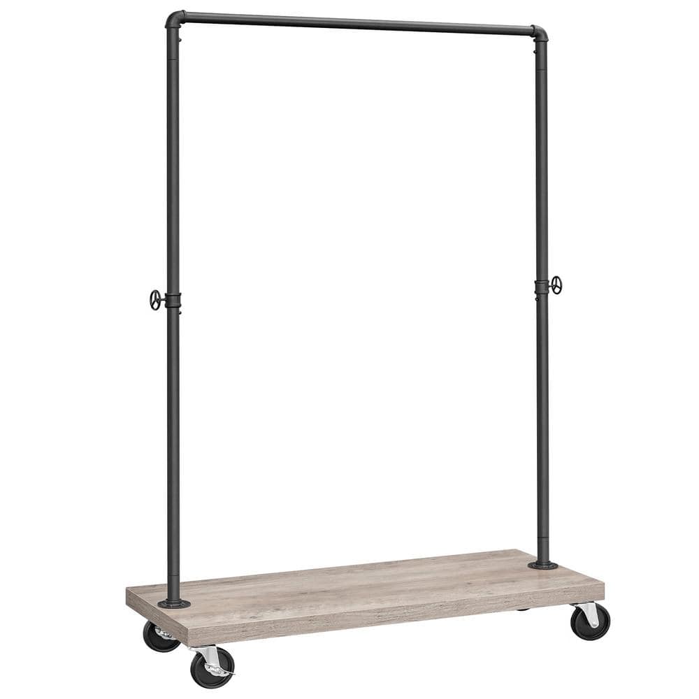 Black Metal Garment Clothes Rack 41 in. W x 63 in. H rack-565 - The ...