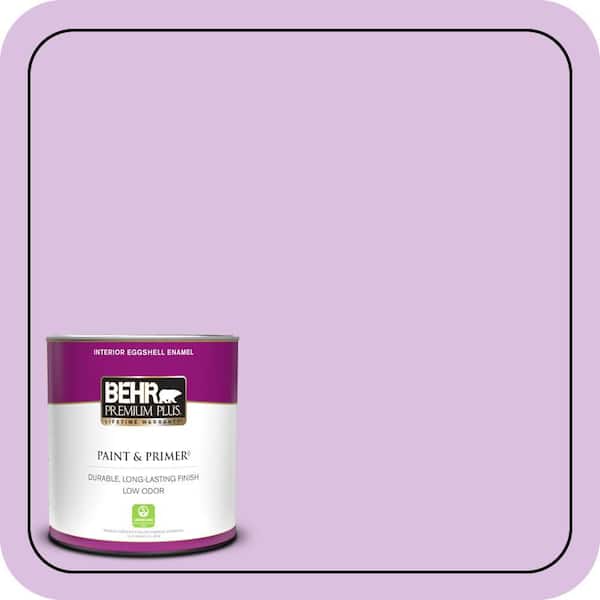 BEHR PREMIUM PLUS 1 qt. #P100-3 Epiphany Eggshell Enamel Low Odor Interior Paint & Primer