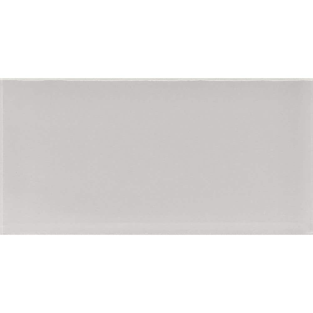 Beige 4 in. x 5 in. Polished Glass Subway Tile Sample (0.13 sq. ft./Piece) price history on PriceWatchPro