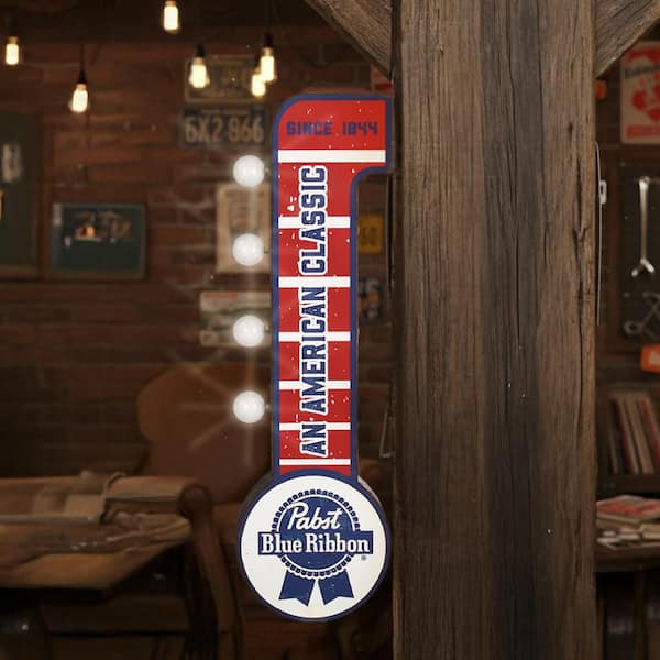 American Art Decor Pabst Blue Ribbon LED Metal Sign-Retro Marquee