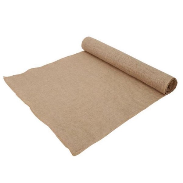 Wellco 14 in. x 15 ft. 12 oz. Natural Burlap Fabric for Weed Barrier, Raised Bed, Seed Cover, Tree Wrap Burlap