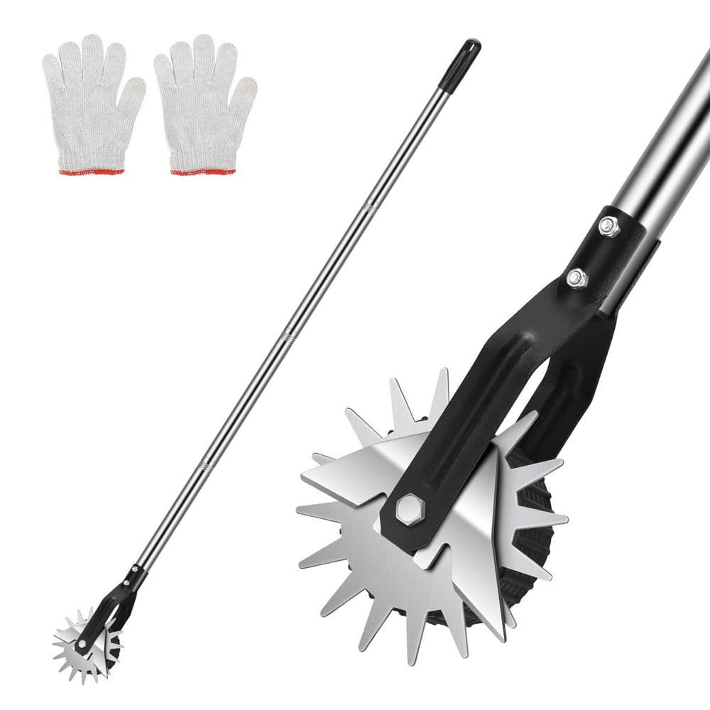 MISOPILY 67 in. Edger Rotary Wheel Edge Trimmer with Adjustable