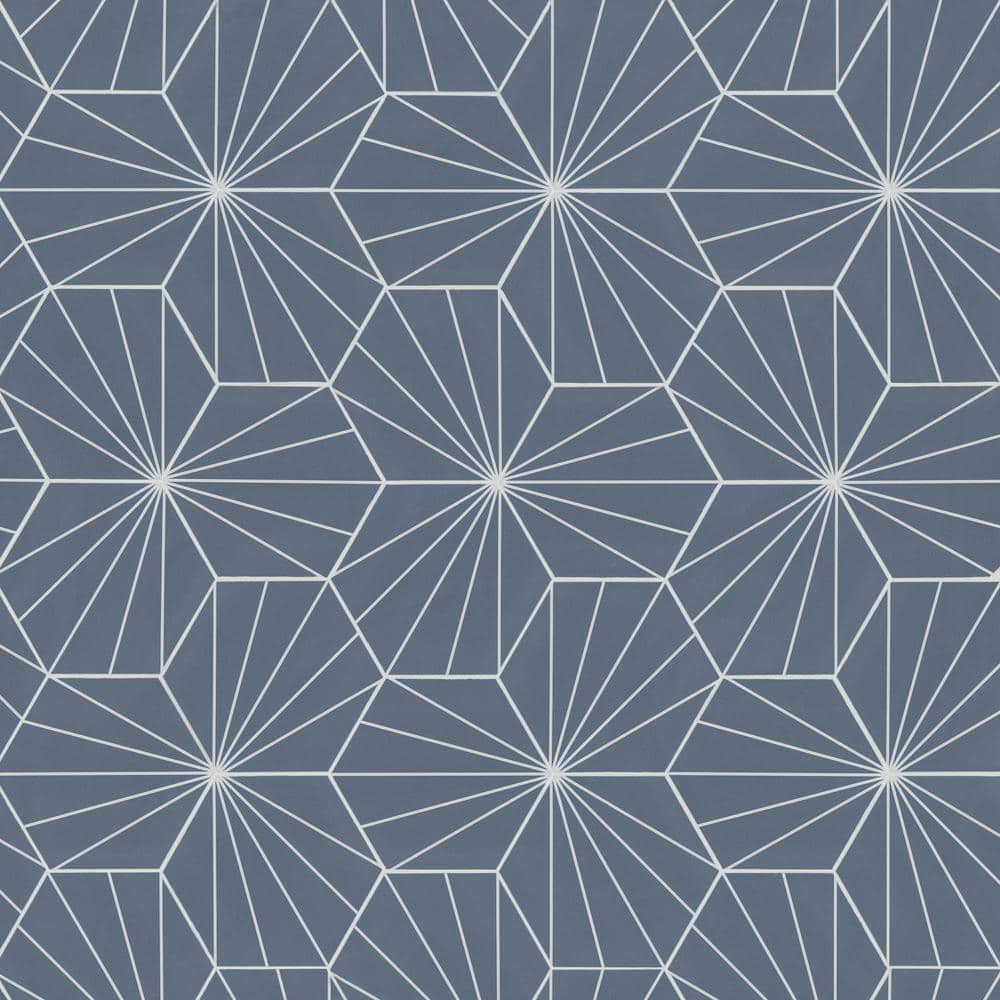 MSI Take Home Tile Sample - Skylight Hexagon 4 in. x 4 in. Matte