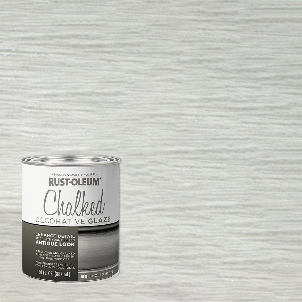 RustOleum 30 oz. Chalked Smoked Decorative Glaze (2Pack) 315883 The Home Depot
