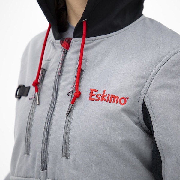 Eskimo BibJak Ice Fishing Pullover, Hoodie, Women's, Frost, Small  3758622331 - The Home Depot