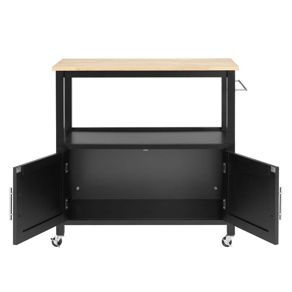 Margo Black Service Kitchen Cart - thumbnail 7