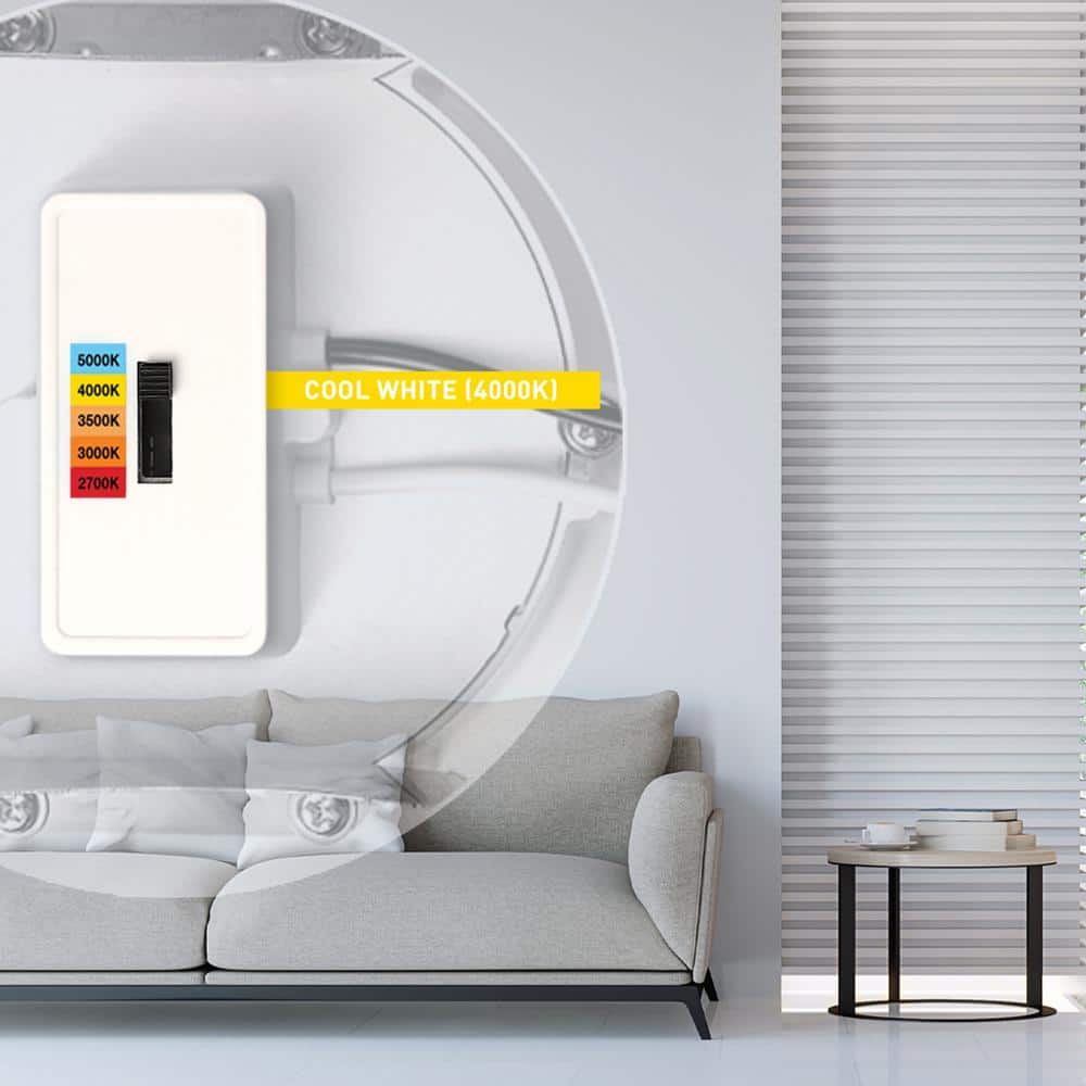 4-Inch White Ultra-Thin Dimmable LED Recessed Light