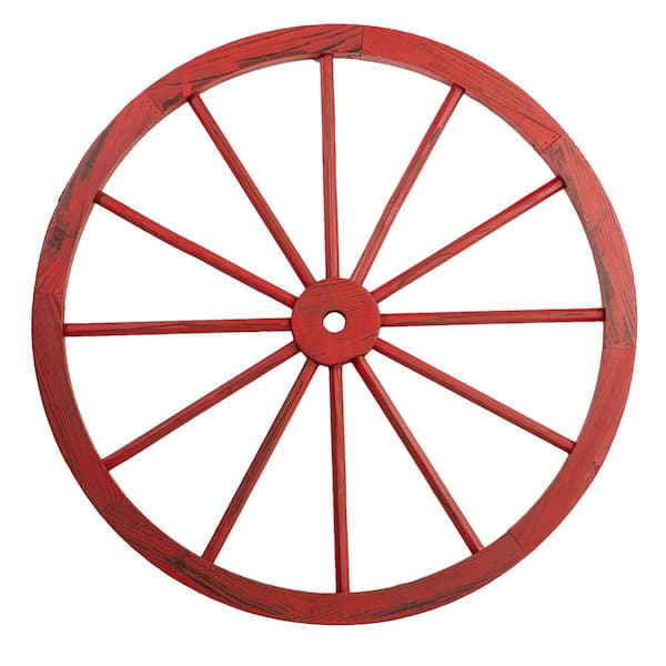 Patio Premier 32 in. Wooden in Antique Red (2-Pack)