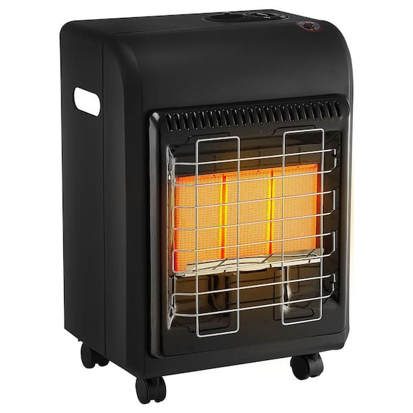 Propane Heater, 6000 to 18000 BTU Propane Cabinet Heater with 3 Modes Temp Settings Tip-over Protection Indoor/Outdoor