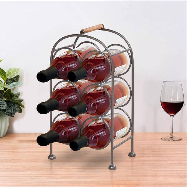 Arched best sale wine rack